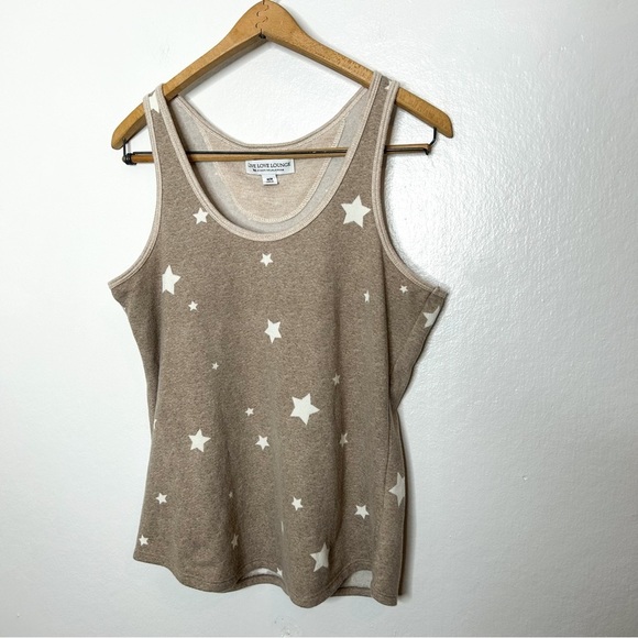Karen Neuburger‎ Live Love Lounge Cozy Star Tank Top Loungewear Top Medium M - Picture 3 of 6